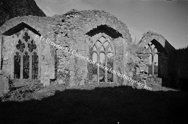 FRANCISCAN FRIARY CHAPELS IN SOUTH TRANSEPT